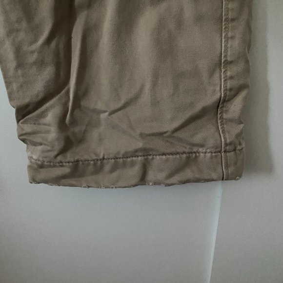 J.Crew Flannel Lined Broken In Men’s Tan Pants Cotton Regular Fit 34W 30L - Picture 6 of 13
